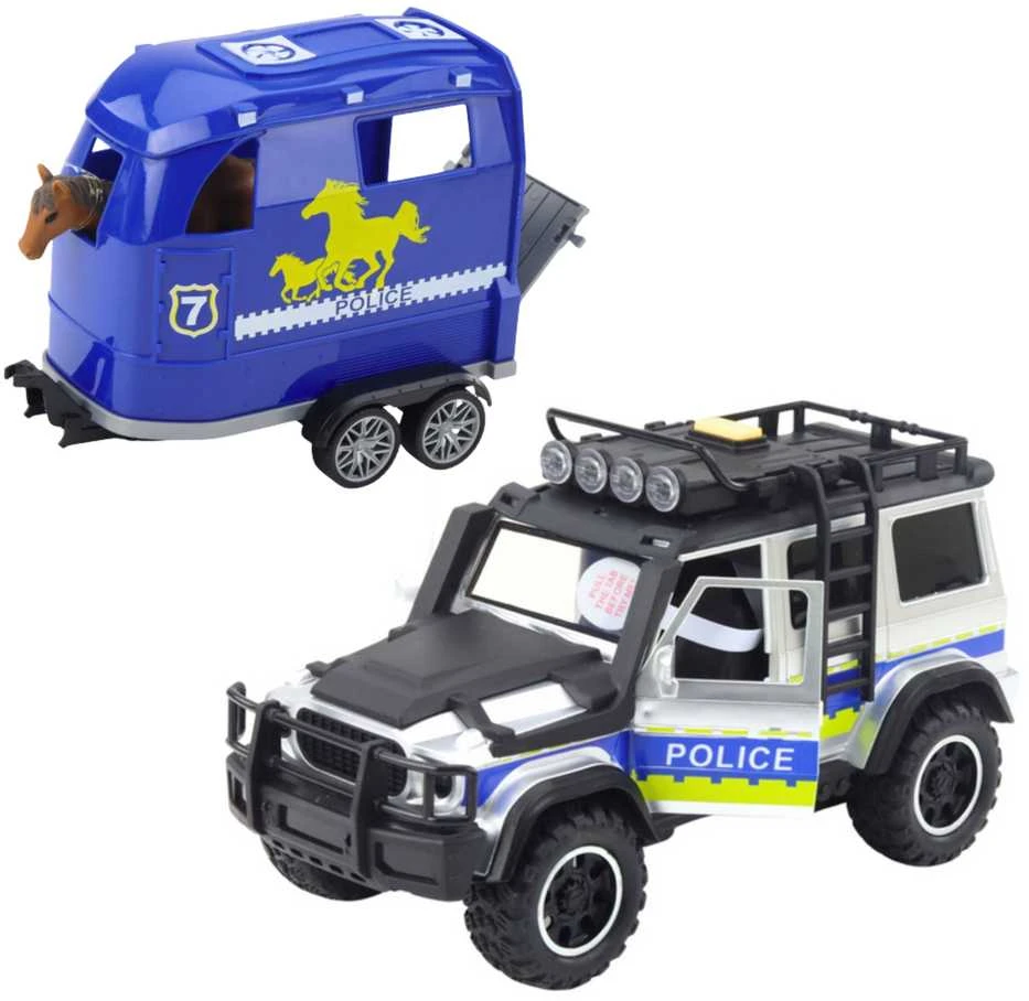 Policijos visureigio rinkinys su priekaba ir arkliu WOOPIE