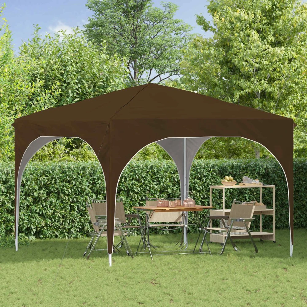 Pop-up šventinis palapinė 290 x 290 x 245 cm Taupe