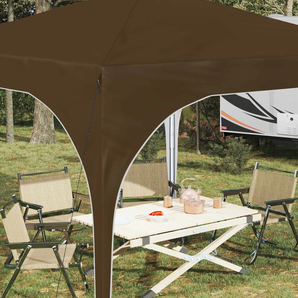 Pop-up šventinis palapinė 290 x 290 x 245 cm Taupe