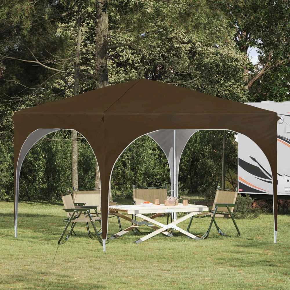 Pop-up šventinis palapinė 290 x 290 x 245 cm Taupe