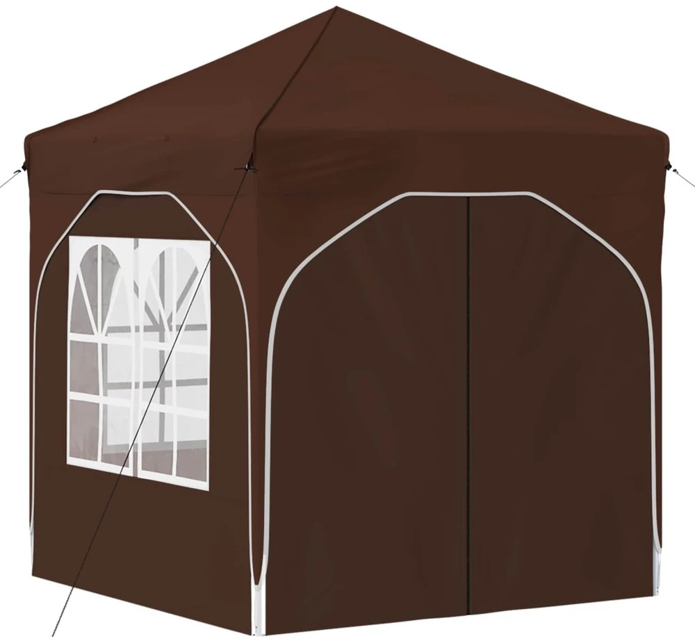 Pop-up šventinis palapinė 192 x 192 x 245 cm Ruda