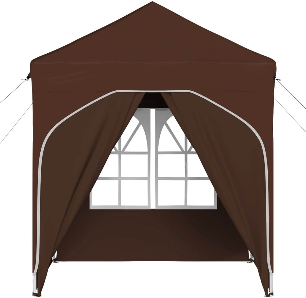 Pop-up šventinis palapinė 192 x 192 x 245 cm Ruda