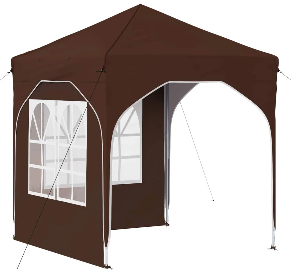 Pop-up šventinis palapinė 192 x 192 x 245 cm Ruda