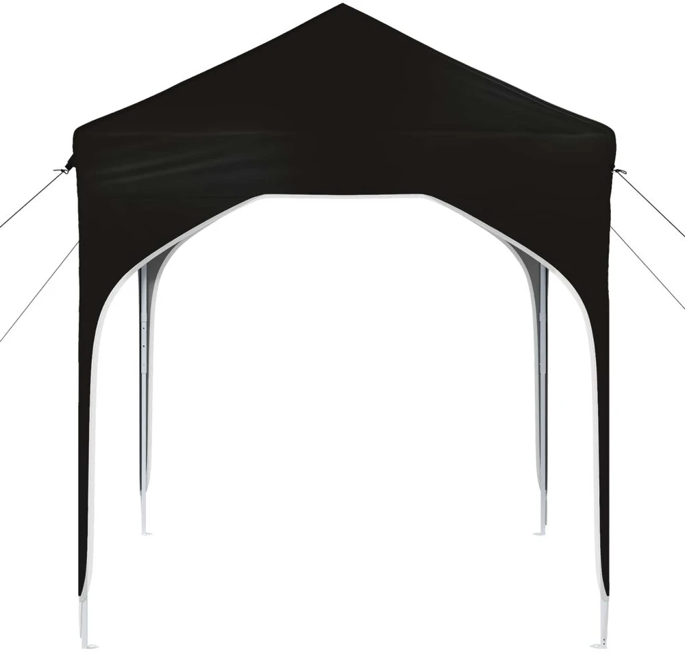 Pop-up šventinis palapinė 194 x 194 x 245 cm Juoda