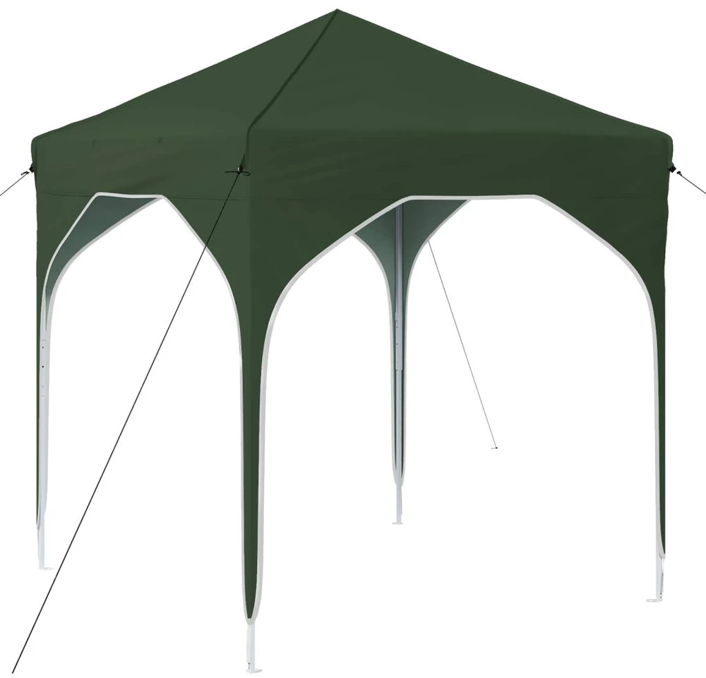 Pop-up šventinis palapinė 194 x 194 x 245 cm Žalia