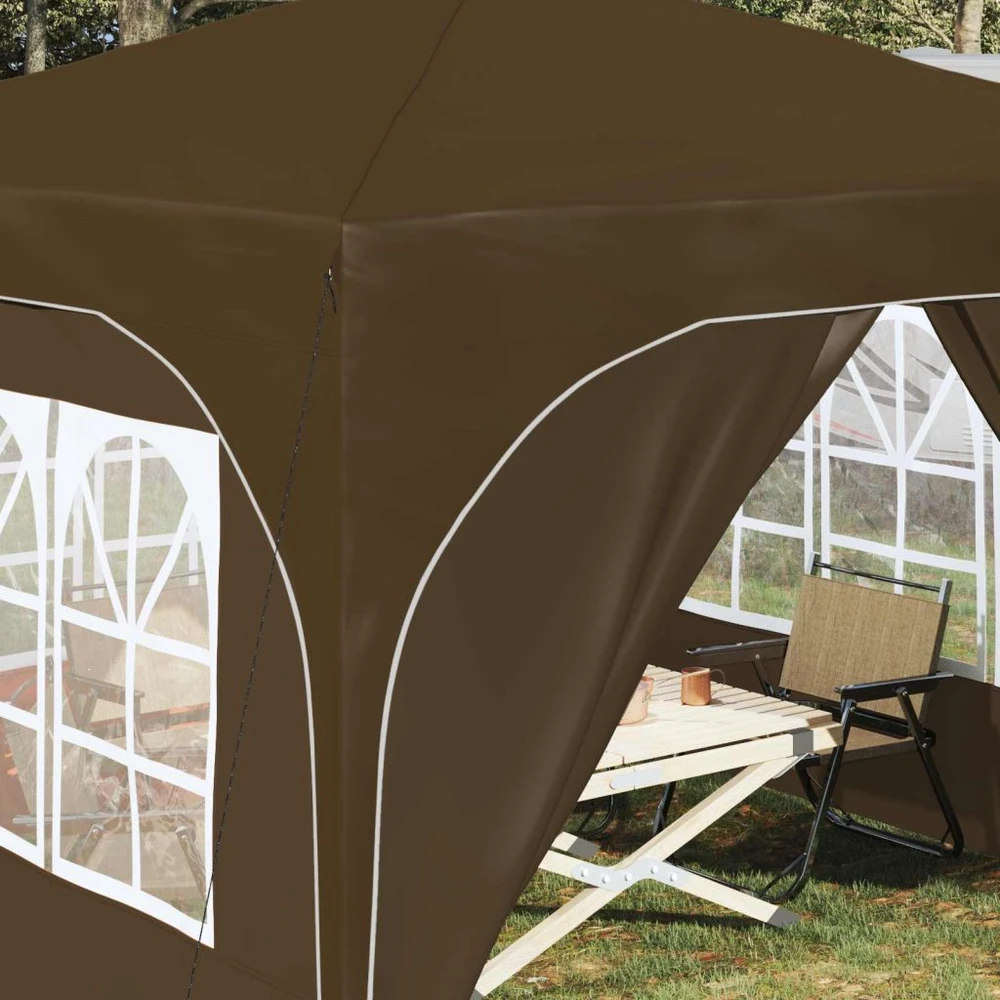 Pop-up šventinis palapinė 290 x 290 x 245 cm Taupe