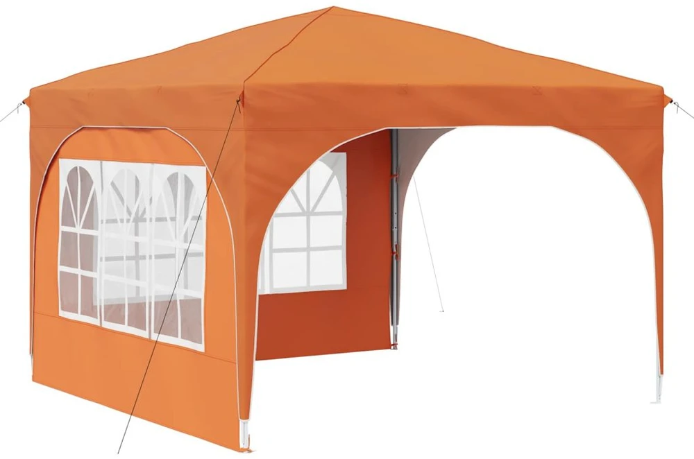 Pop-up šventinis palapinė 290 x 290 x 245 cm Oranžinė