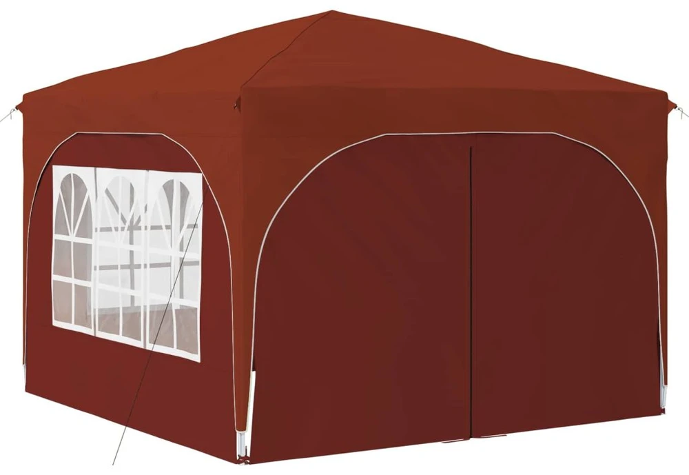 Pop-up šventinis palapinė 290 x 290 x 245 cm Terakotos