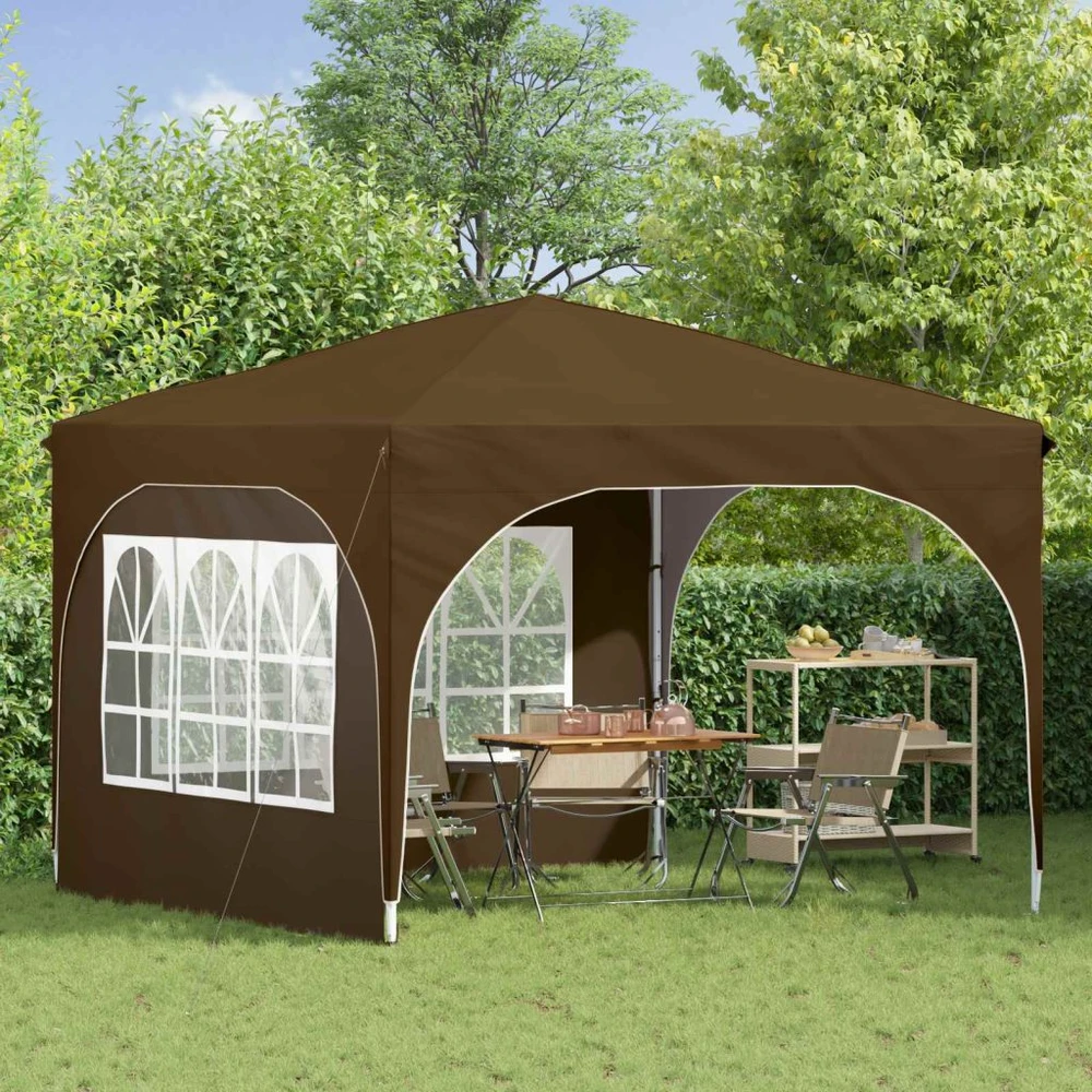 Pop-up šventinis palapinė 290 x 290 x 245 cm Taupe