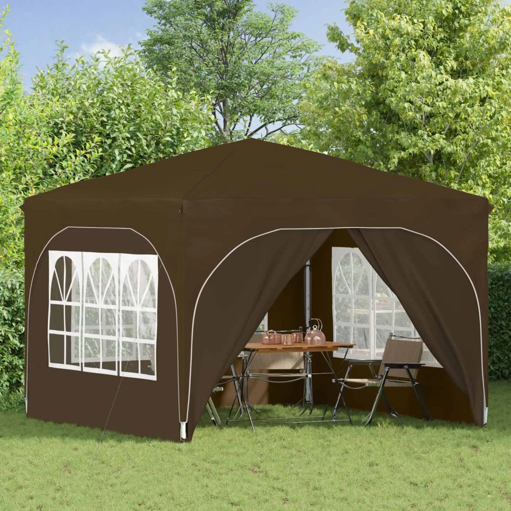Pop-up šventinis palapinė 290 x 290 x 245 cm Taupe
