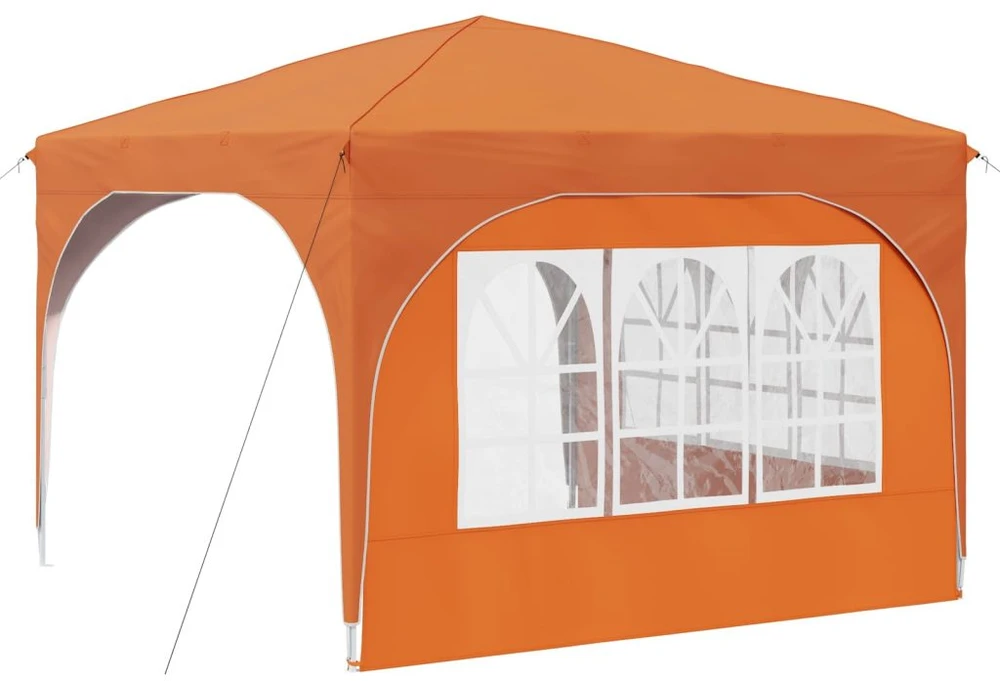 Pop-up šventinis palapinė 290 x 290 x 245 cm Oranžinė