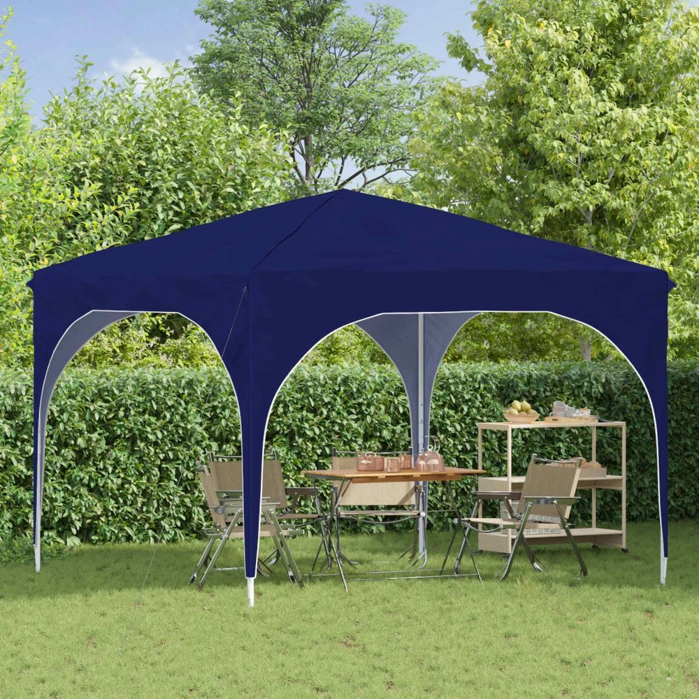 Pop-up šventinis palapinė 290 x 290 x 245 cm Mėlyna