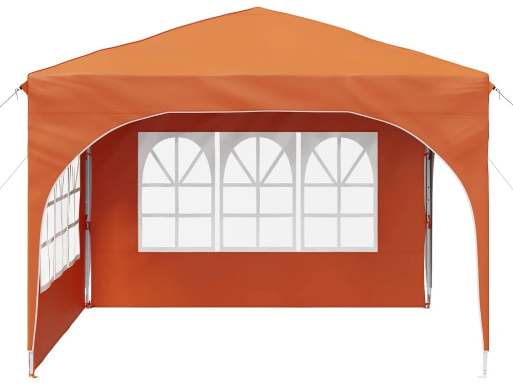 Pop-up šventinis palapinė 290 x 290 x 245 cm Oranžinė