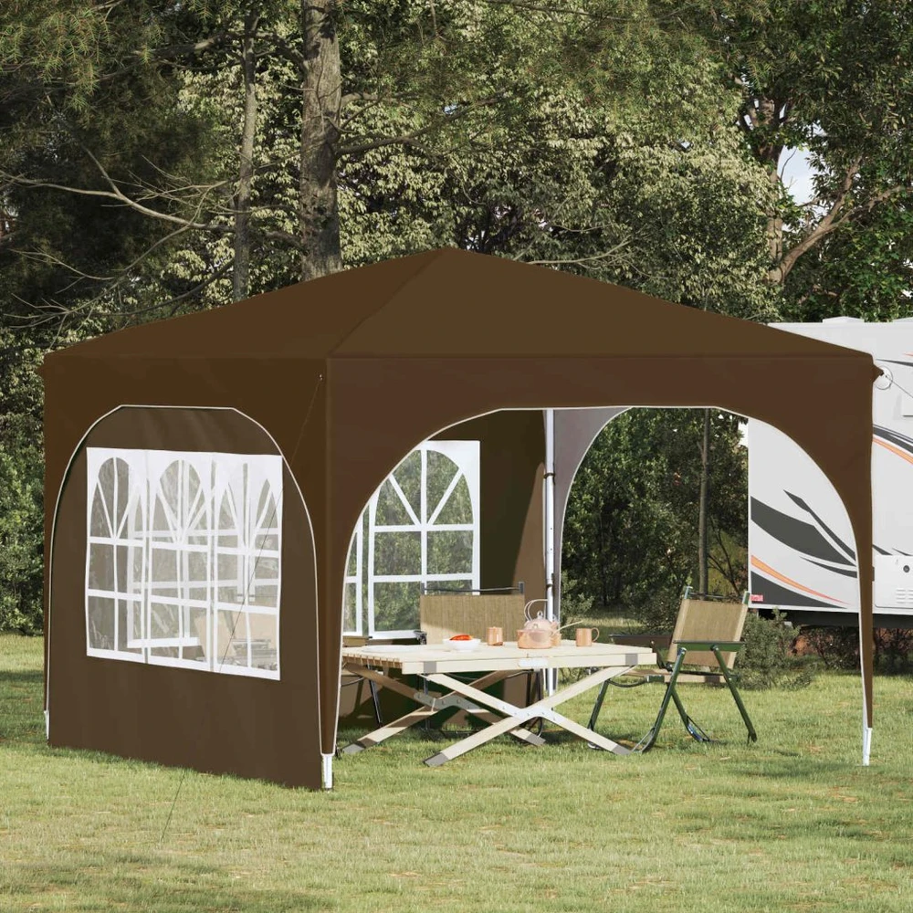Pop-up šventinis palapinė 290 x 290 x 245 cm Taupe