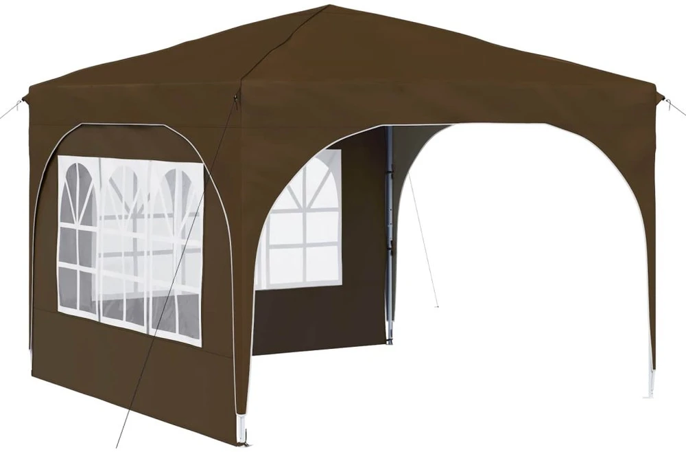 Pop-up šventinis palapinė 290 x 290 x 245 cm Taupe