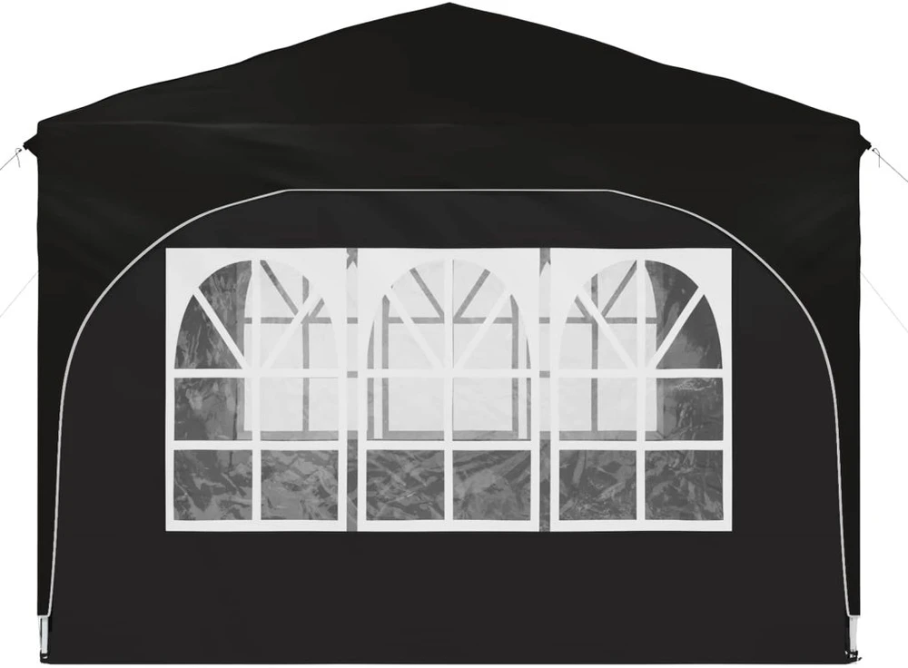 Pop-up šventinis palapinė 290 x 290 x 245 cm Juoda