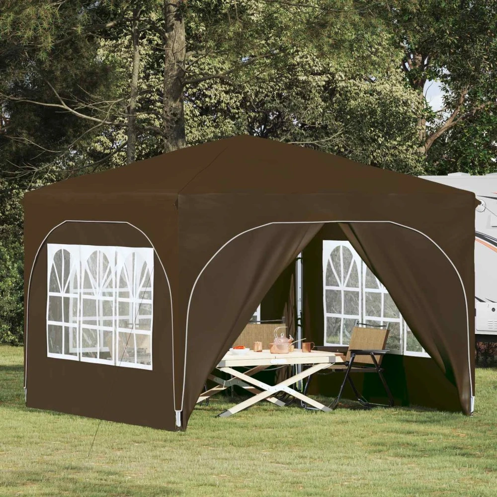 Pop-up šventinis palapinė 290 x 290 x 245 cm Taupe