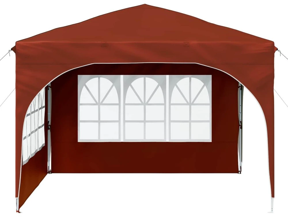Pop-up šventinis palapinė 290 x 290 x 245 cm Terakotos