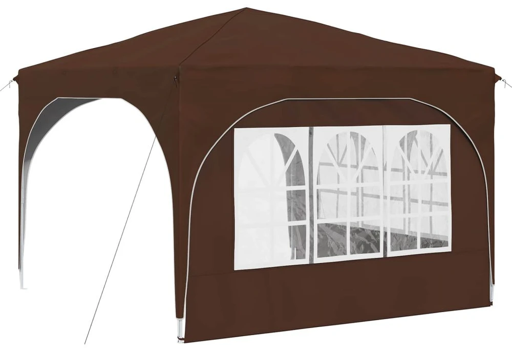 Pop-up šventinis palapinė 290 x 290 x 245 cm Ruda