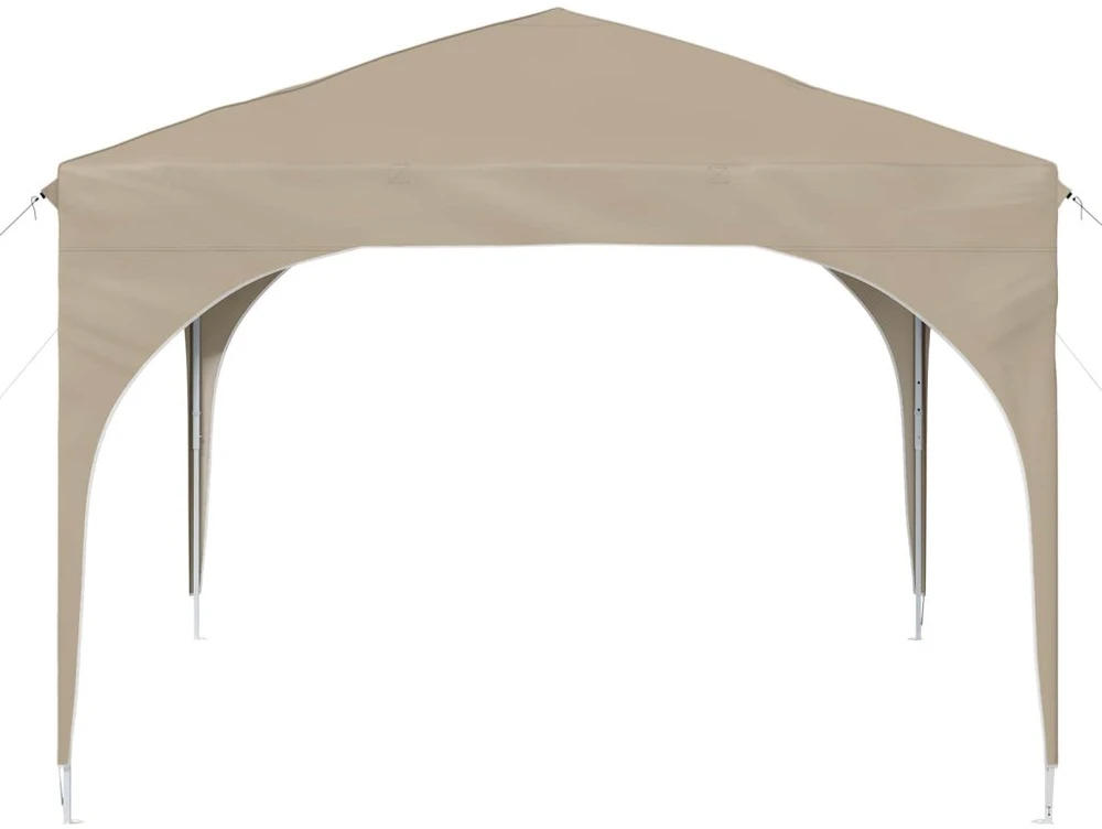 Pop-up šventinis palapinė 290 x 290 x 245 cm Kreminė