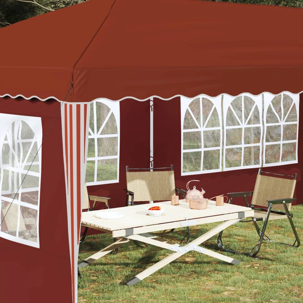 Pop-up šventinis palapinė 575 x 289 x 245 cm Terakotos