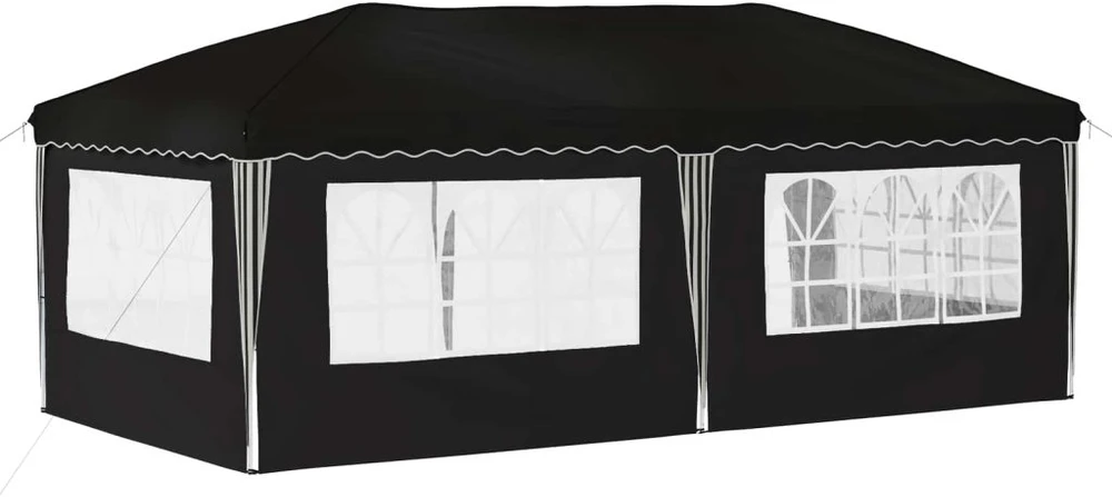 Pop-up šventinis palapinė 575 x 289 x 245 cm Juoda
