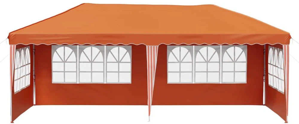 Pop-up šventinis palapinė 575 x 289 x 245 cm Oranžinė