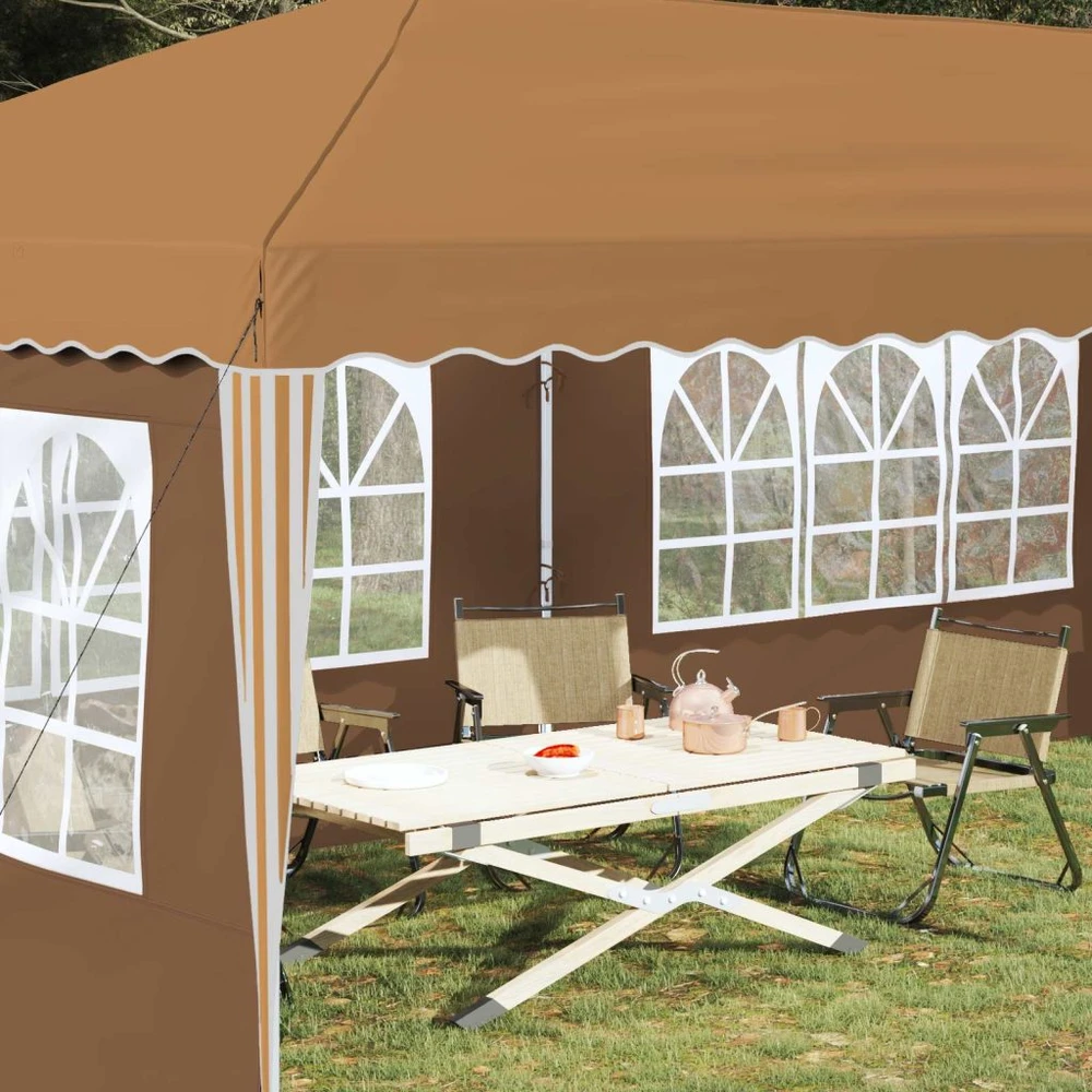 Pop-up šventinis palapinė 575 x 289 x 245 cm Smėlio