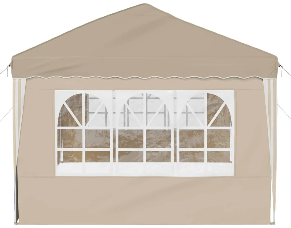 Pop-up šventinis palapinė 575 x 289 x 245 cm Kreminė