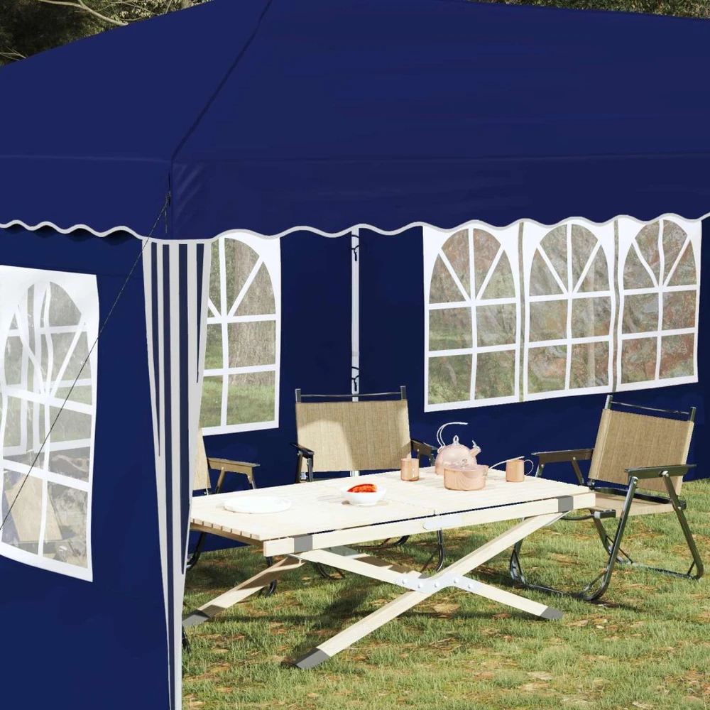 Pop-up šventinis palapinė 575 x 289 x 245 cm Mėlyna