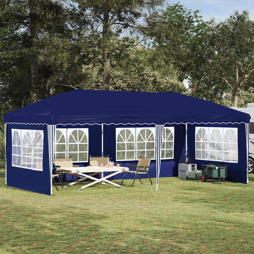 Pop-up šventinis palapinė 575 x 289 x 245 cm Mėlyna