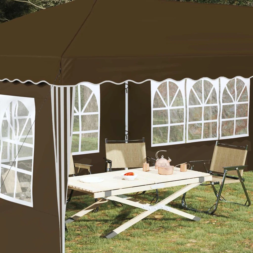 Pop-up šventinis palapinė 575 x 289 x 245 cm Taupe