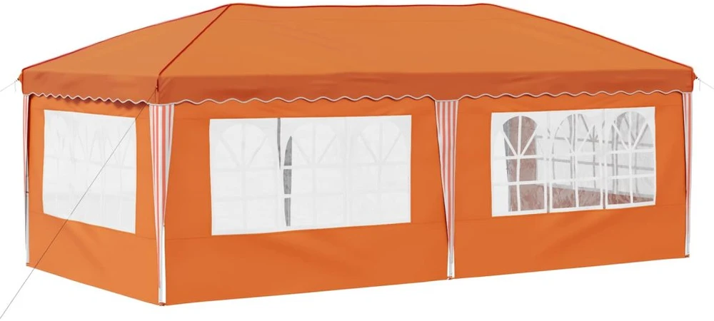 Pop-up šventinis palapinė 575 x 289 x 245 cm Oranžinė