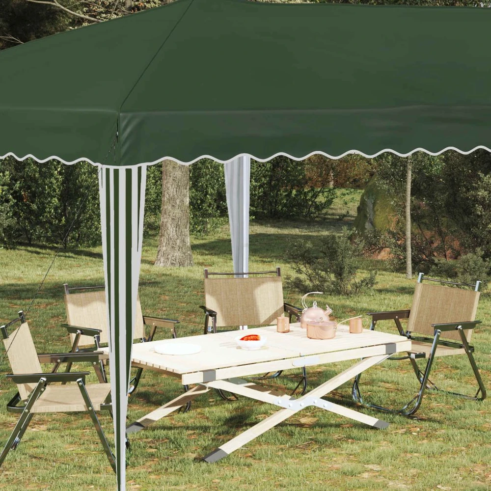 Pop-up šventinis palapinė 575 x 290 x 245 cm Žalia