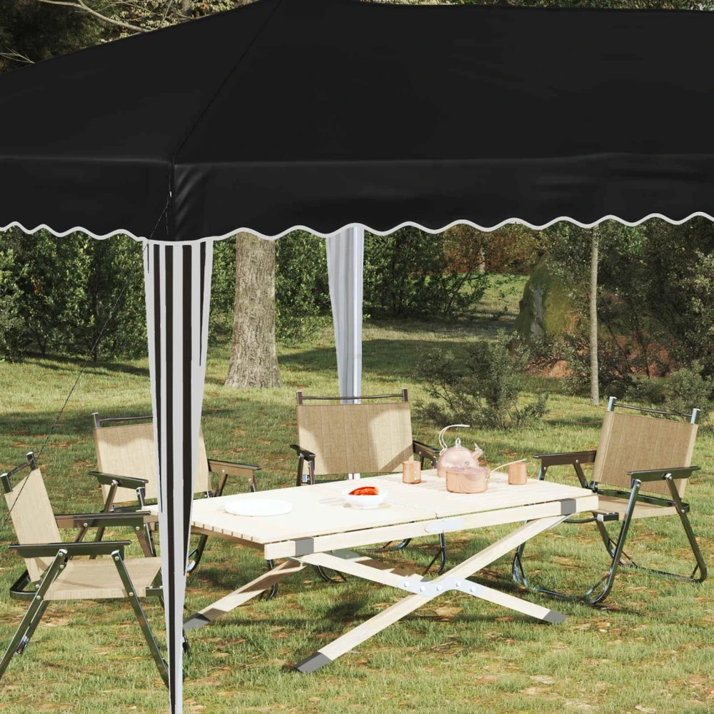 Pop-up šventinis palapinė 575 x 290 x 245 cm Juoda