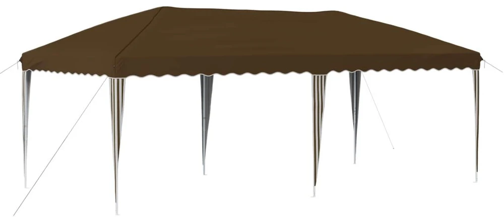 Pop-up šventinis palapinė 575 x 290 x 245 cm Taupe