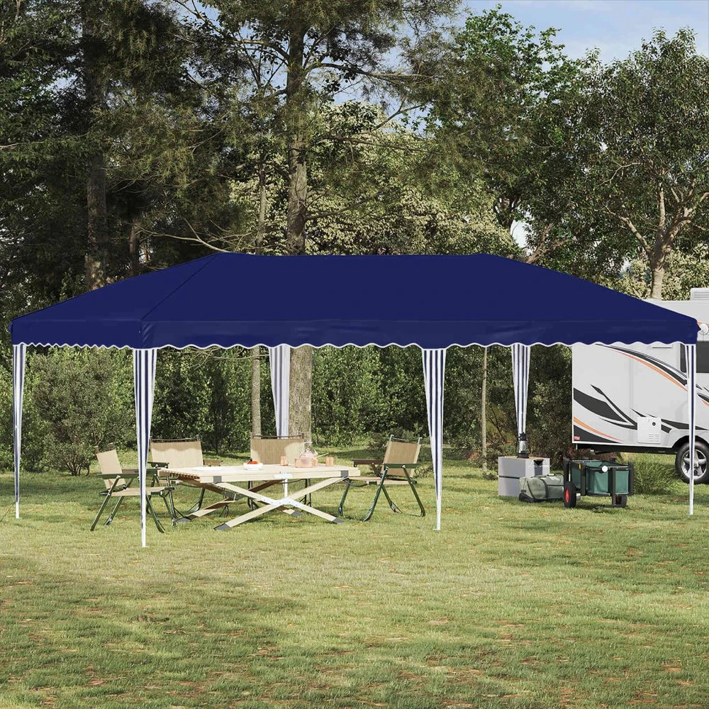 Pop-up šventinis palapinė 575 x 290 x 245 cm Mėlyna