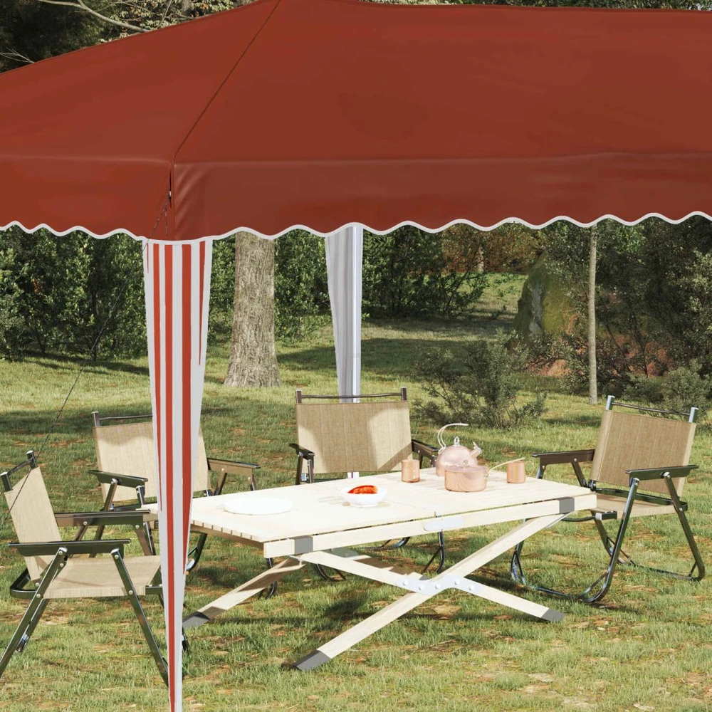 Pop-up šventinis palapinė 575 x 290 x 245 cm Terakotos