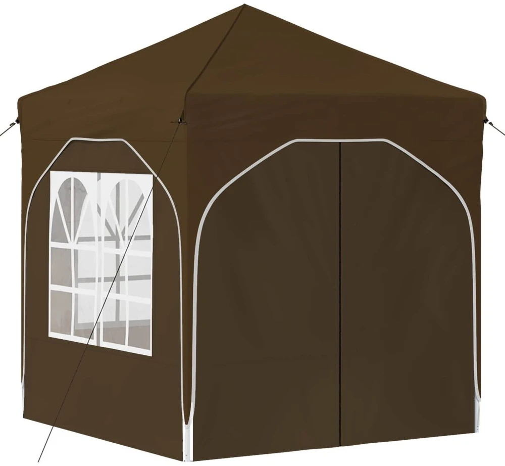 Pop-up šventinis palapinė 192 x 192 x 245 cm Taupe