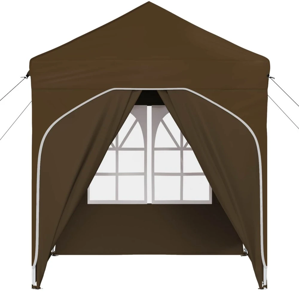 Pop-up šventinis palapinė 192 x 192 x 245 cm Taupe