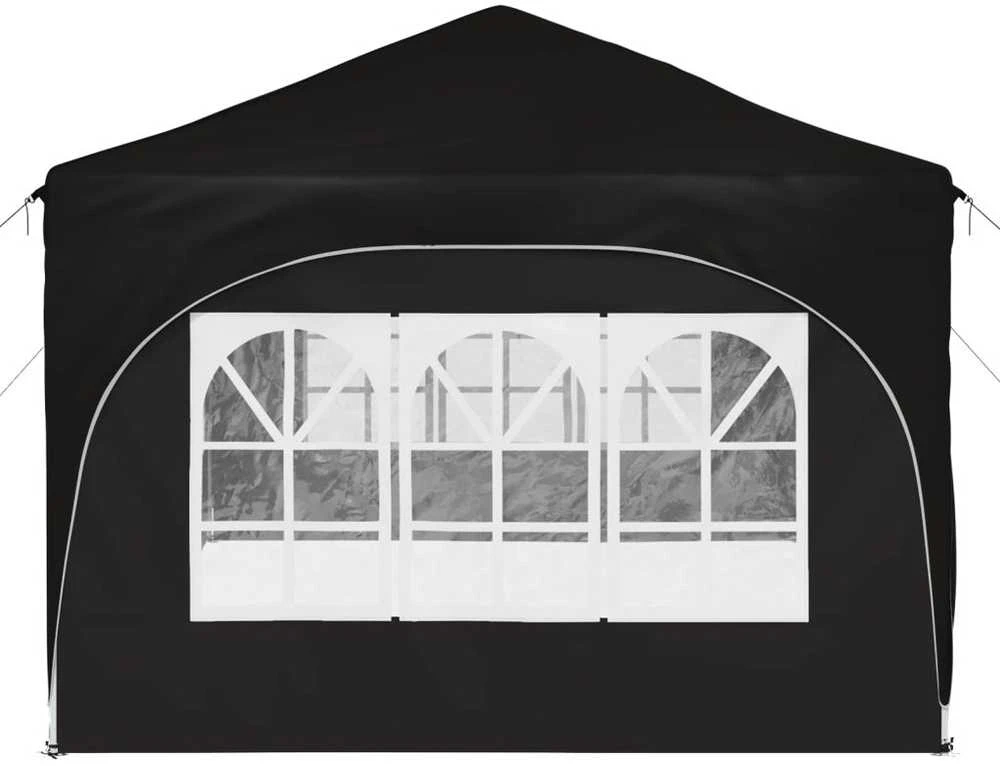 Pop-up šventinis palapinė 575 x 288 x 245 cm Juoda