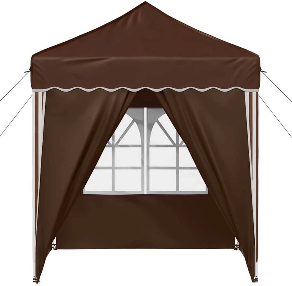 Pop-up šventinis palapinė 195 x 195 x 245 cm Ruda