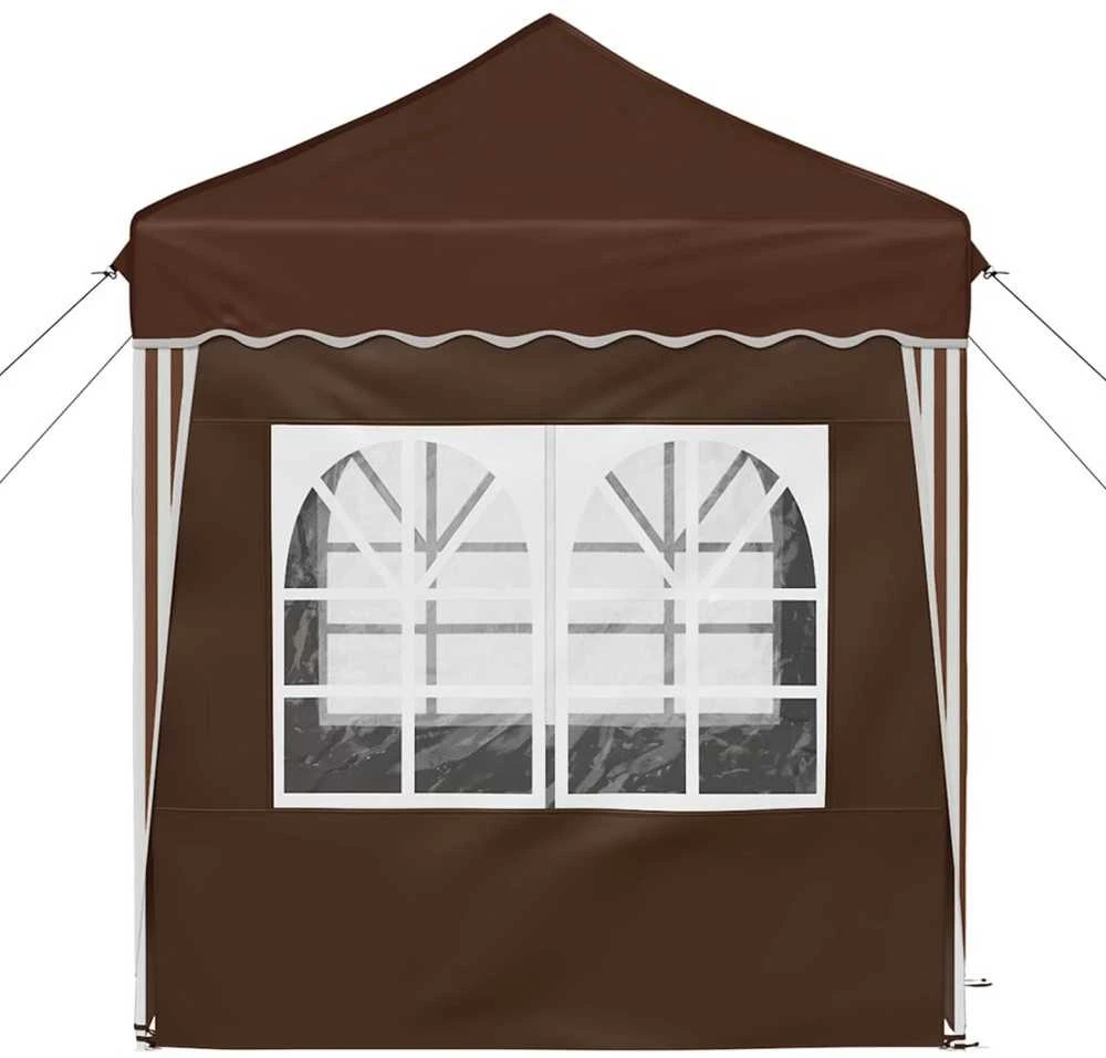 Pop-up šventinis palapinė 195 x 195 x 245 cm Ruda