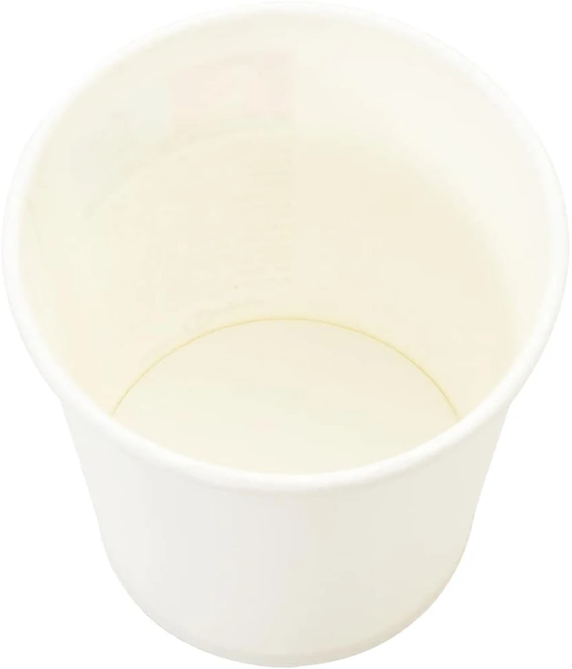 Popieriniai kavos puodeliai 1000 vnt 4oz 100ml Baltas