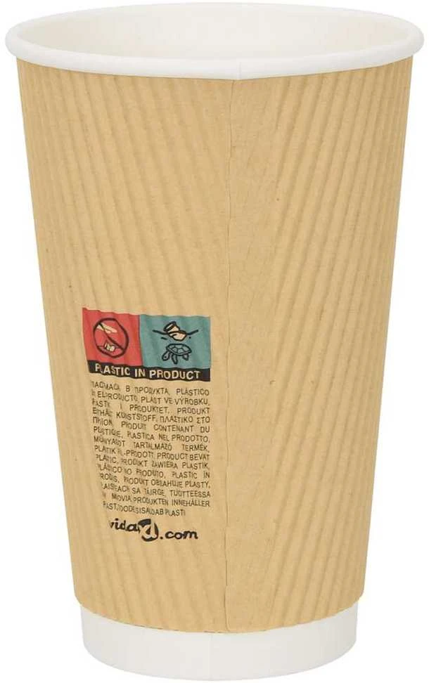 popieriniai kavos puodeliai su dangteliais 1000 vnt 16oz 400 ml