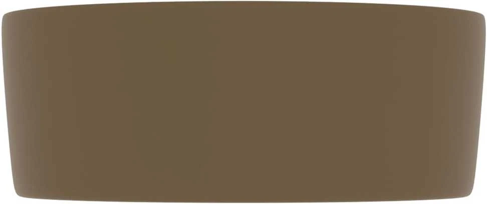 Prabangus praustuvas, matinis kreminis, 40x15cm, keramika