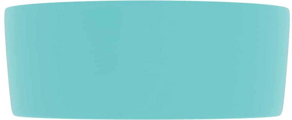 Prabangus praustuvas, matinis žalias, 40x15cm, keramika