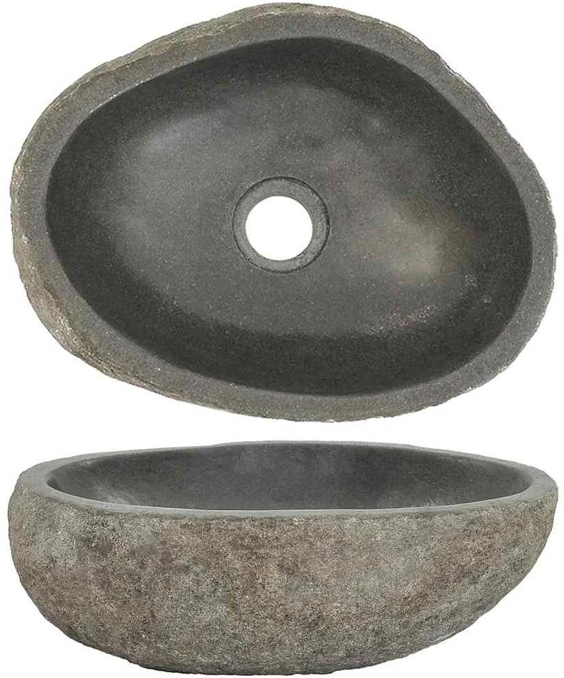 Praustuvas, (29-38)x(24-31)cm, upės akmuo, ovalo formos