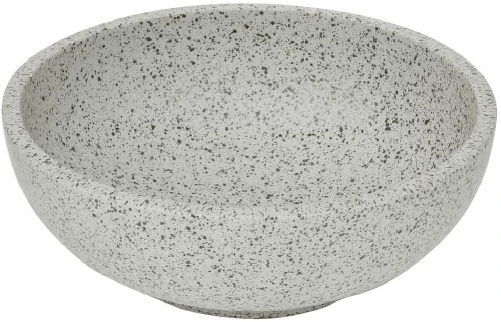 Praustuvas ant stalviršio, pilkas, 41x14cm, keramika, apskritas