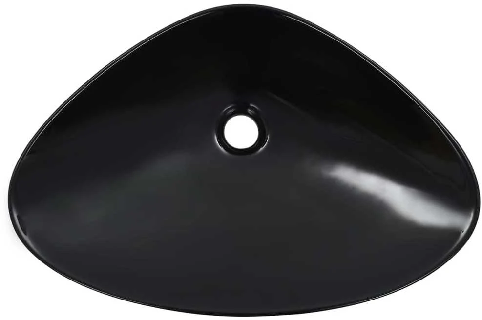 Praustuvas, juodos sp., 58,5x39x14 cm, keramika